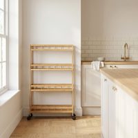 [P6] Slim Bamboo Gap Trolley