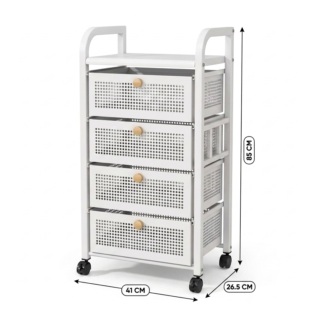 [P8] Rolling Drawer Cart