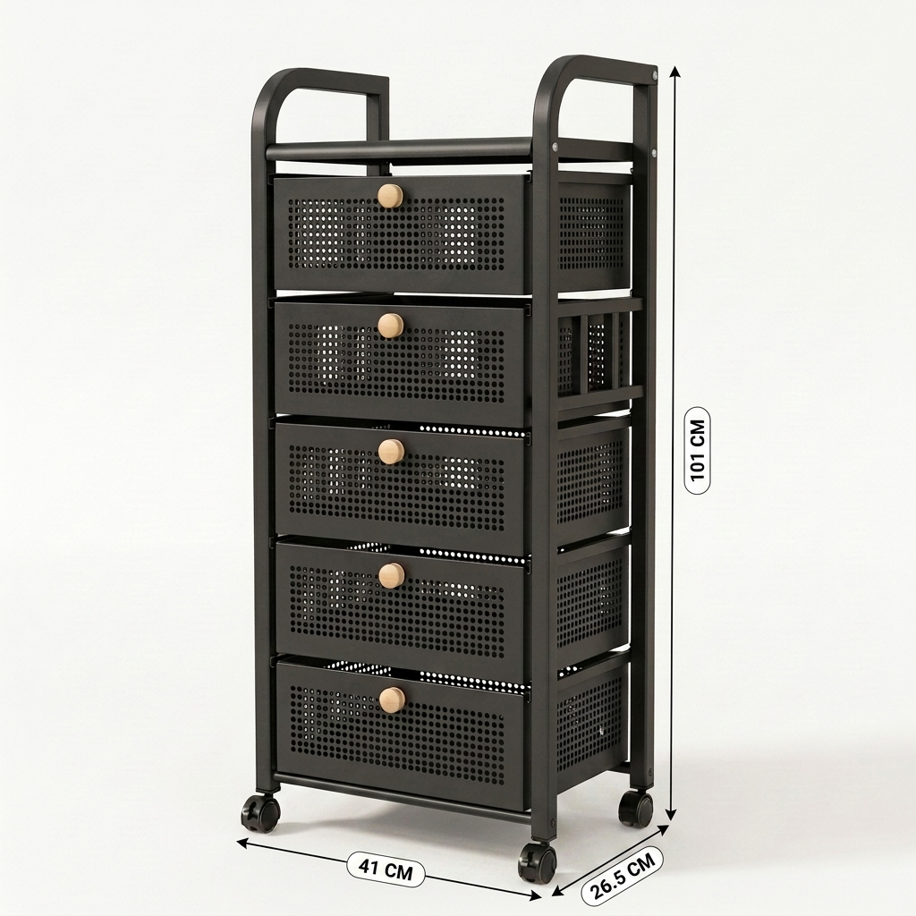 [P8] Rolling Drawer Cart