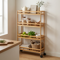 [P6] Slim Bamboo Gap Trolley