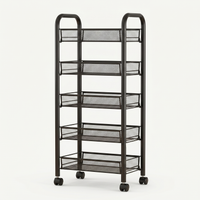 Wire basket trolley