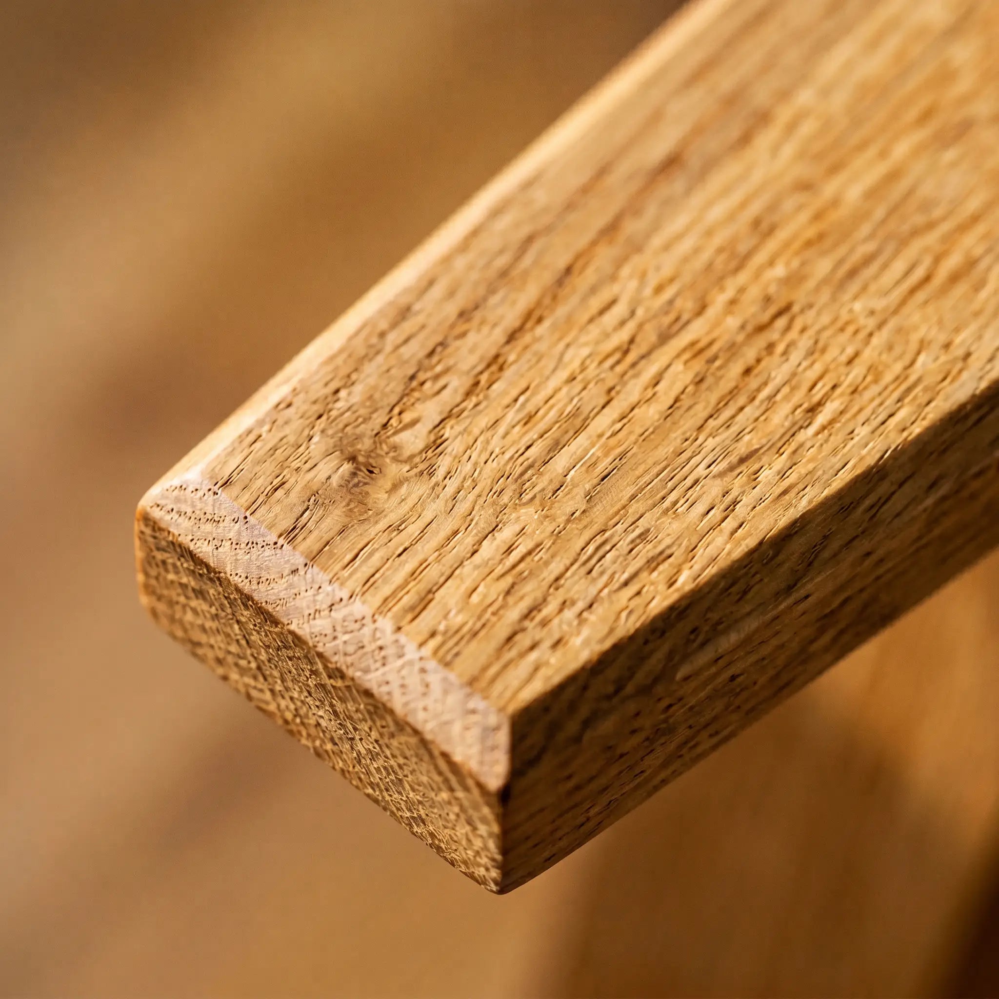 Solid oak and bamboo